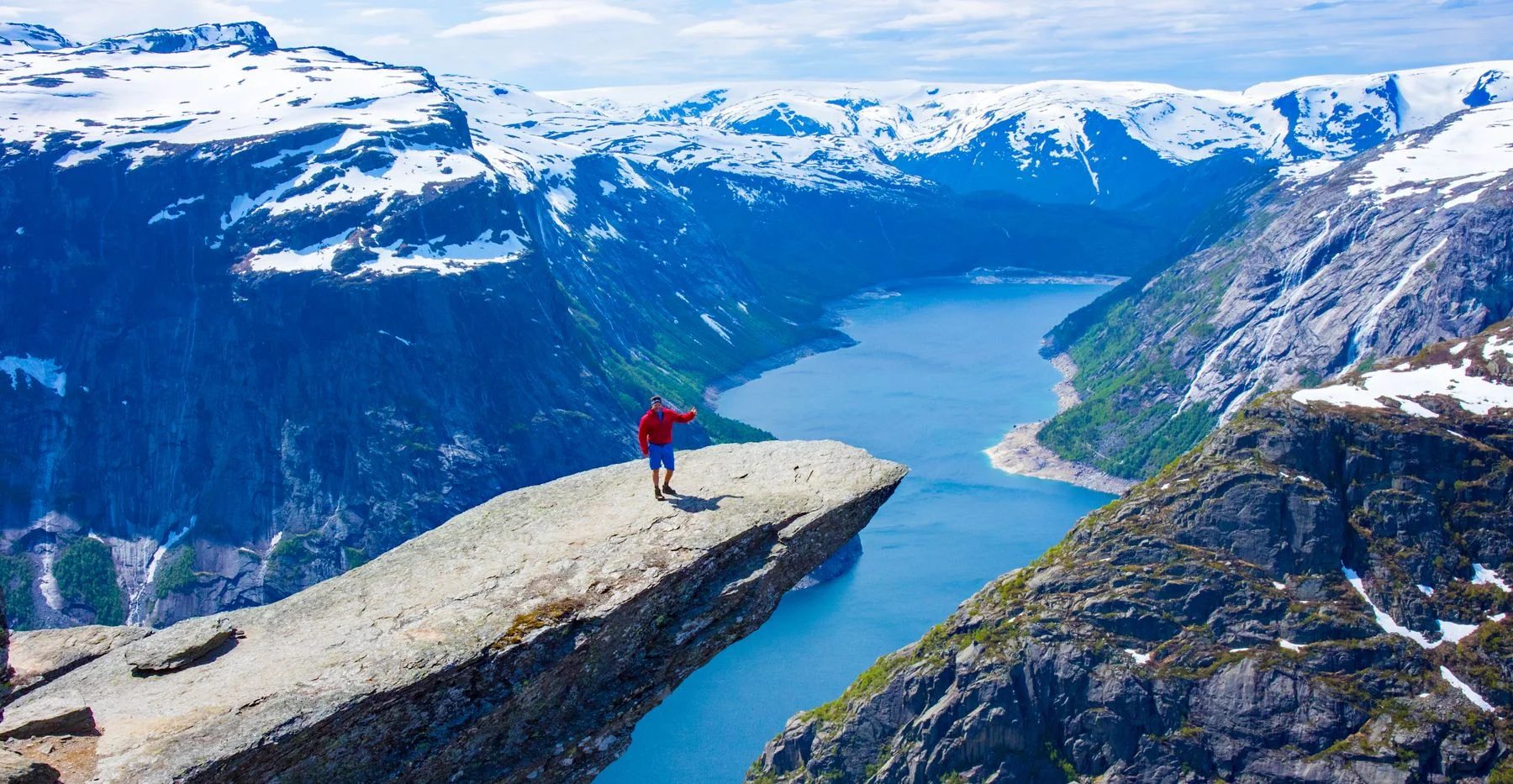 Fjelltur til Trolltunga (1100 moh)