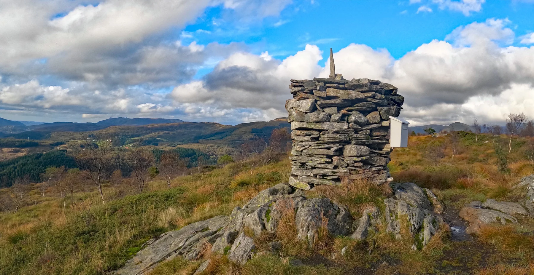 Solbakkefjellet (458 moh) fra Gimmeland