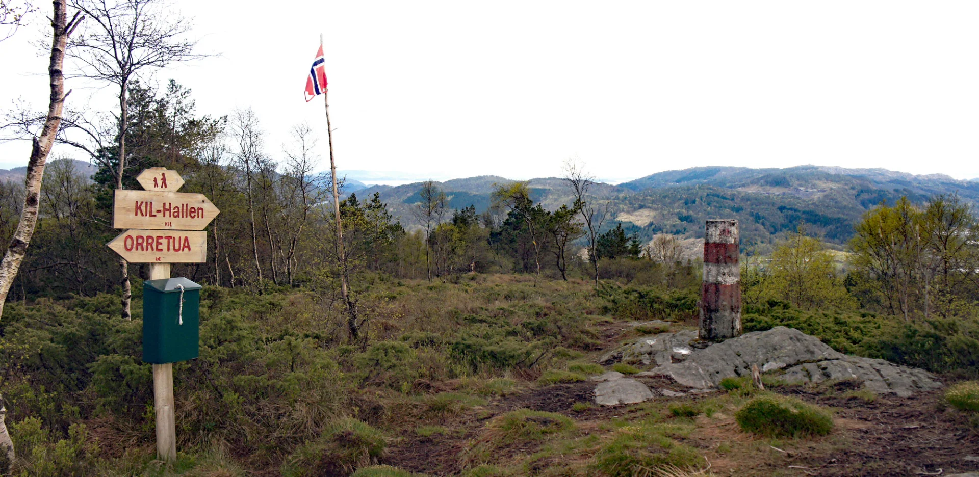 Vardefjellet (337 moh) fra Kaland