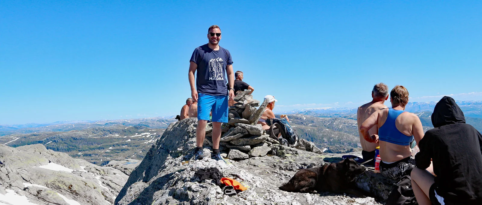 Fuglafjellet (1334 moh) fra Kvamskogen