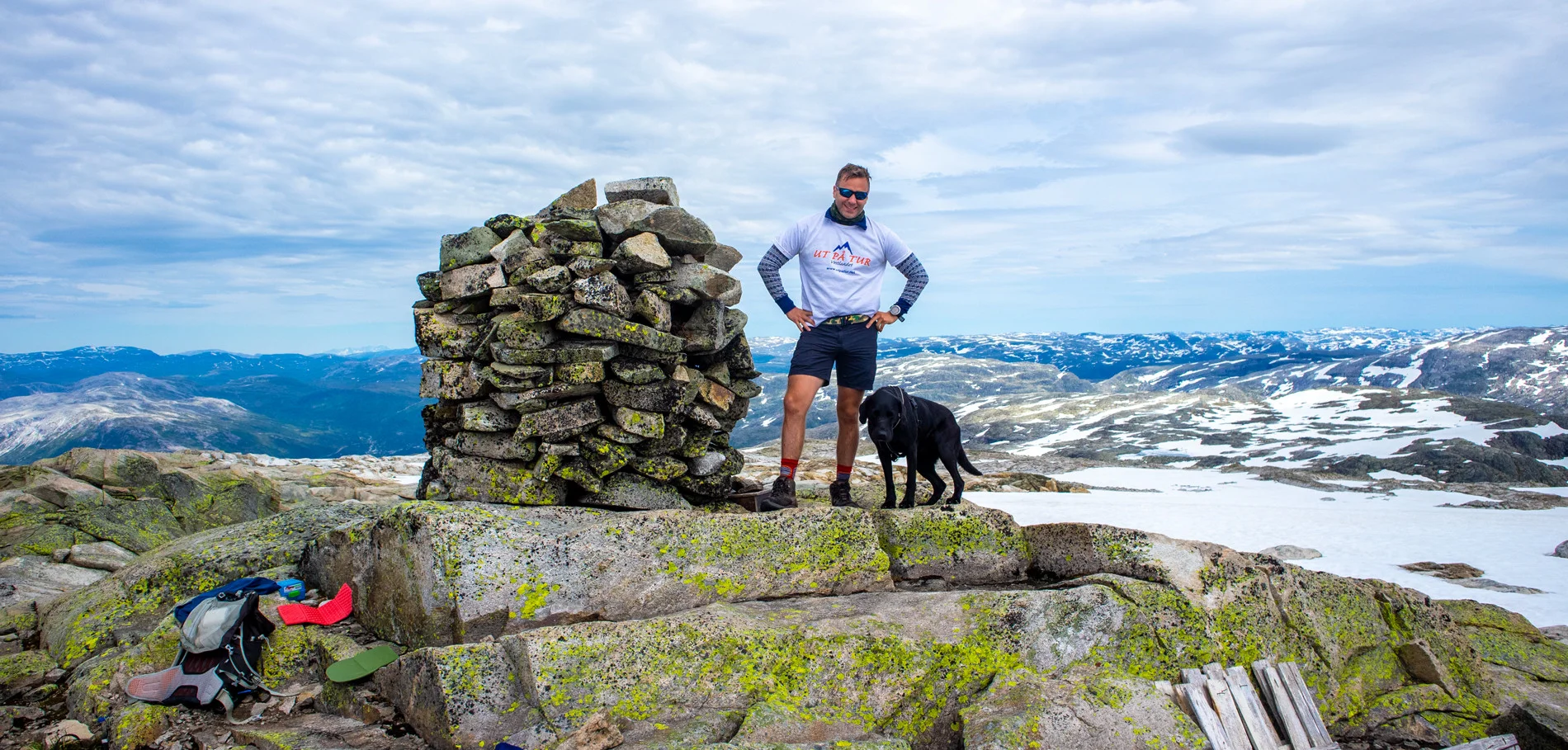 Olsskavlen (1576 moh) fra Raundalen på Voss