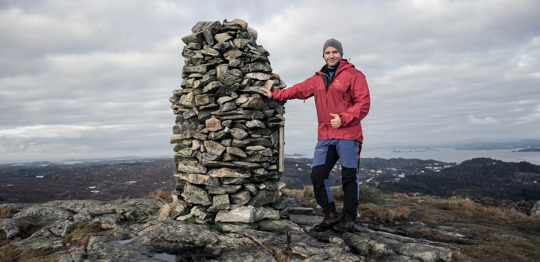 Knappskogfjellet (164 moh) på Sotra